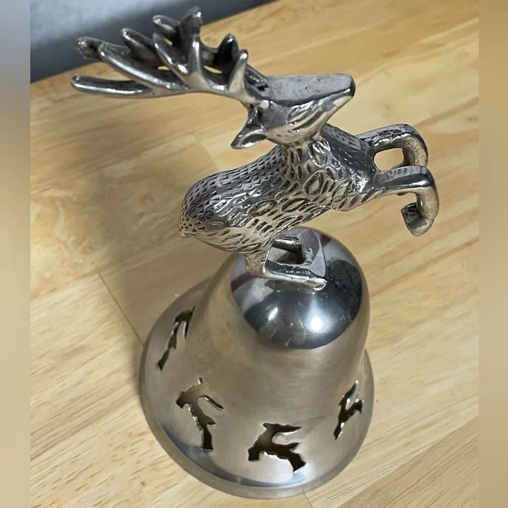 Vintage 1996 Silver Plated Christmas Bell from The International Silver Company